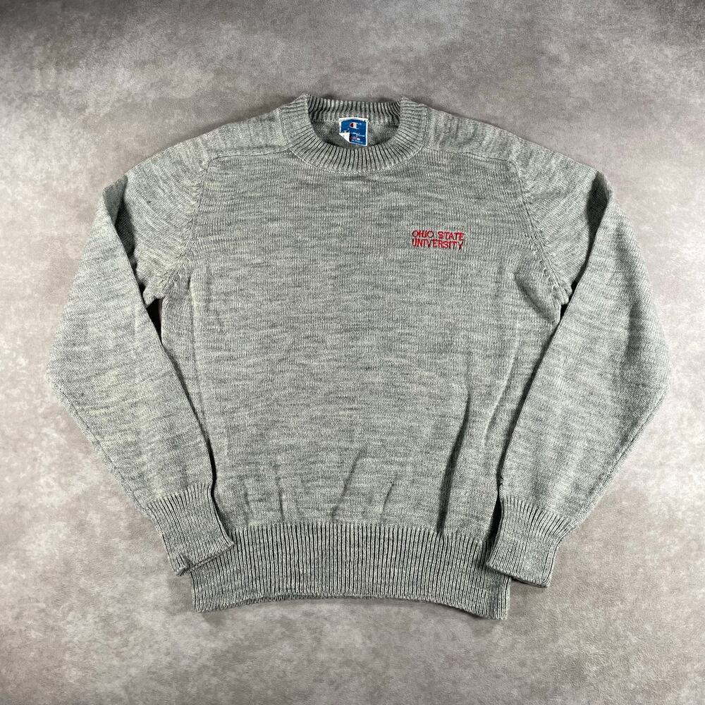 80’s Champion Ohio State University OSU Knit Sweater Small